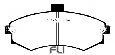 EBC DP21670 Greenstuff Remblokken