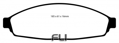 EBC DP21676 Greenstuff Remblokken