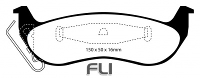 EBC DP21677 Greenstuff Remblokken