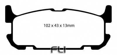 EBC DP21685 Greenstuff Remblokken