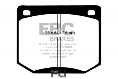 EBC DP216 standaard Remblokken
