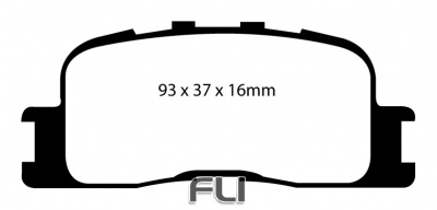 EBC DP21716 Greenstuff Remblokken