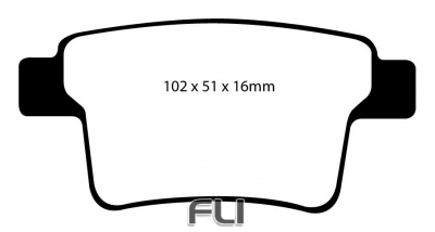 EBC DP21731 Greenstuff Remblokken