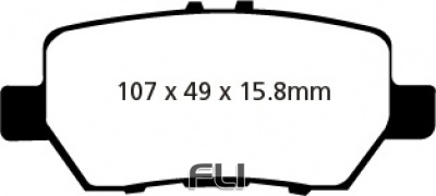 EBC DP21736 Greenstuff Remblokken