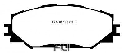 EBC DP21791 Greenstuff Remblokken