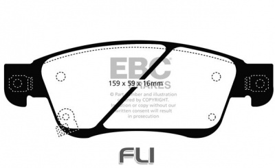 EBC DP21807 Greenstuff Remblokken