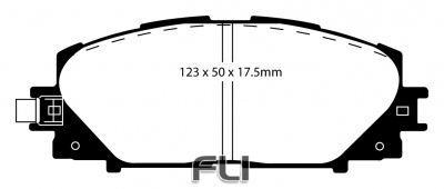 EBC DP21817 Greenstuff Remblokken