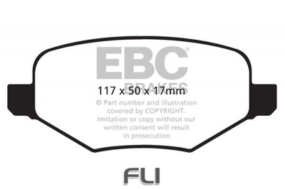 EBC DP21826 Greenstuff Remblokken