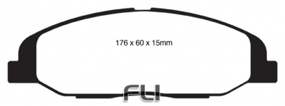 EBC DP21827 Greenstuff Remblokken