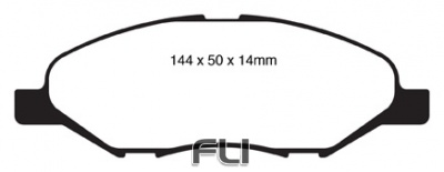 EBC DP21832 Greenstuff Remblokken
