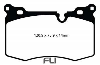 EBC DP21854 Greenstuff Remblokken