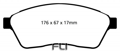 EBC DP21859 Greenstuff Remblokken
