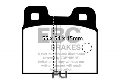 EBC DP218 standaard Remblokken