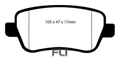 EBC DP21910 Greenstuff Remblokken