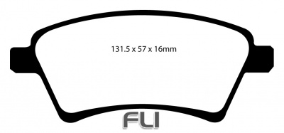 EBC DP21925 Greenstuff Remblokken