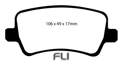 EBC DP21934 Greenstuff Remblokken