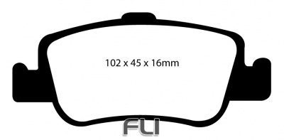 EBC DP21949 Greenstuff Remblokken