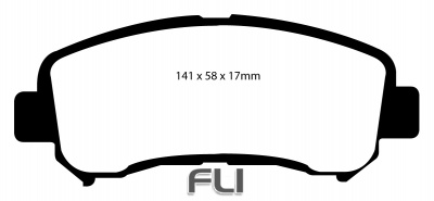 EBC DP21954 Greenstuff Remblokken