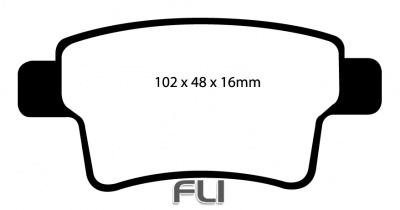 EBC DP21961 Greenstuff Remblokken