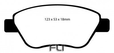 EBC DP21965 Greenstuff Remblokken