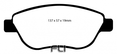 EBC DP21966 Greenstuff Remblokken
