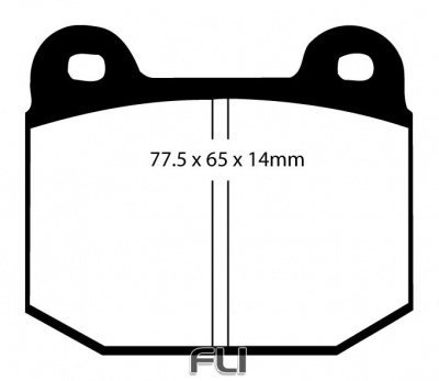 EBC DP2197_2 Greenstuff Remblokken