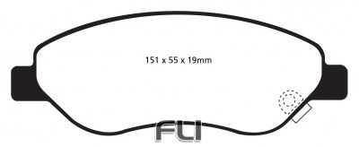 EBC DP21981 Greenstuff Remblokken