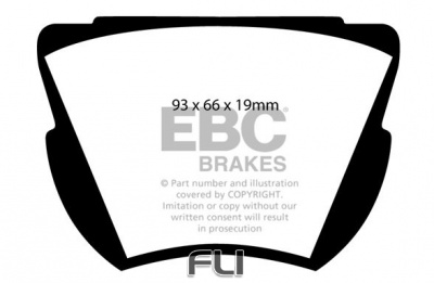 EBC DP2199 Greenstuff Remblokken