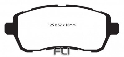 EBC DP22002 Greenstuff Remblokken