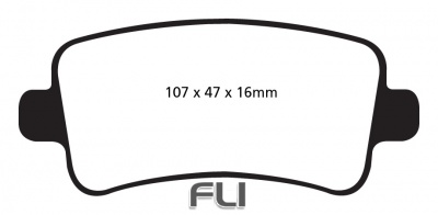 EBC DP22016 Greenstuff Remblokken
