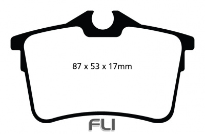 EBC DP22017 Greenstuff Remblokken