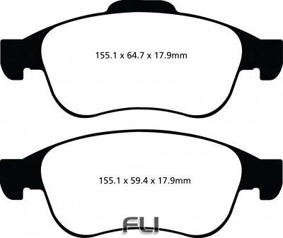 EBC DP22023 Greenstuff Remblokken