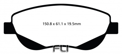 EBC DP22026 Greenstuff Remblokken