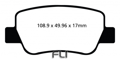 EBC DP22027 Greenstuff Remblokken