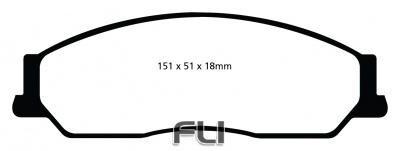 EBC DP22036 Greenstuff Remblokken