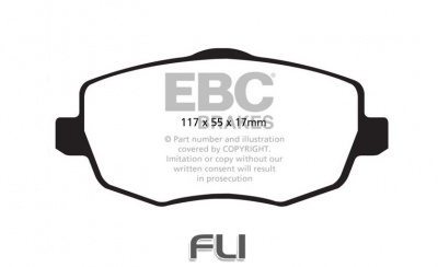 EBC DP22043 Greenstuff Remblokken