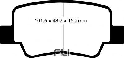 EBC DP22051 Greenstuff Remblokken