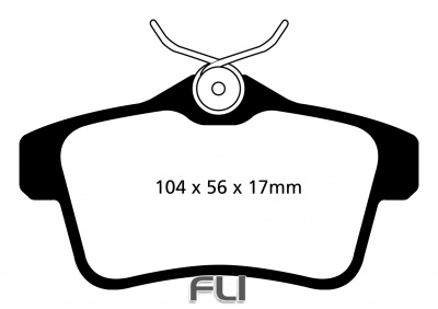 EBC DP22053 Greenstuff Remblokken