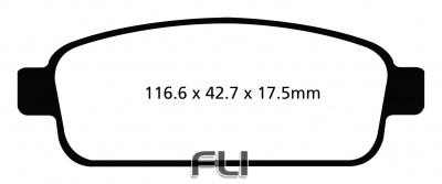EBC DP22066 Greenstuff Remblokken