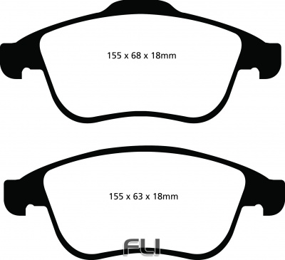 EBC DP22071 Greenstuff Remblokken