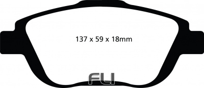 EBC DP22073 Greenstuff Remblokken