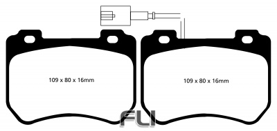 EBC DP22074 Greenstuff Remblokken