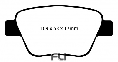 EBC DP22075 Greenstuff Remblokken