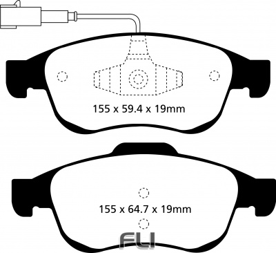 EBC DP22078 Greenstuff Remblokken
