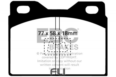 EBC DP220_2 standaard Remblokken