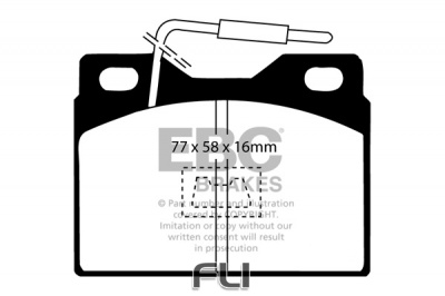 EBC DP220_8 Standaard Remblokken