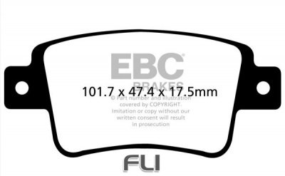 EBC DP22101 Greenstuff Remblokken