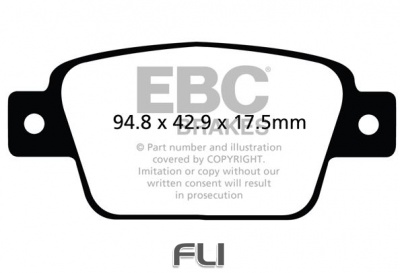 EBC DP22107 Greenstuff Remblokken