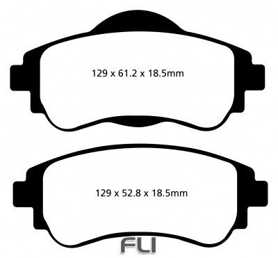 EBC DP22109 Greenstuff Remblokken