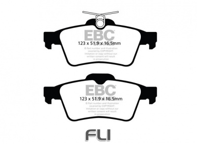 EBC DP22121 Greenstuff Remblokken